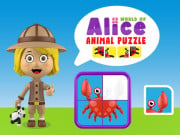Play World of Alice   Animals Puzzle Game on FOG.COM